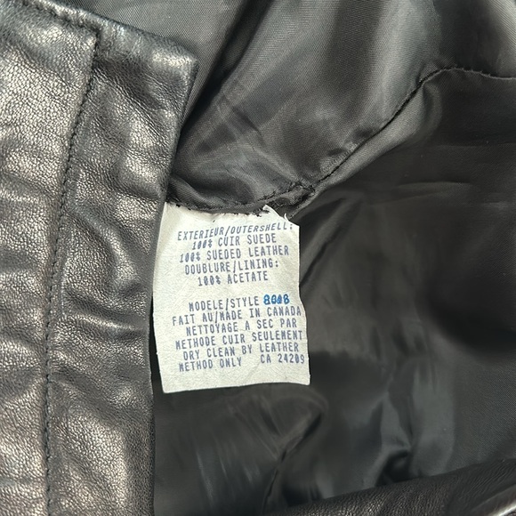 Laurence Roy Leather bootcut Pants jeans 10 black trousers jeans - Picture 5 of 11